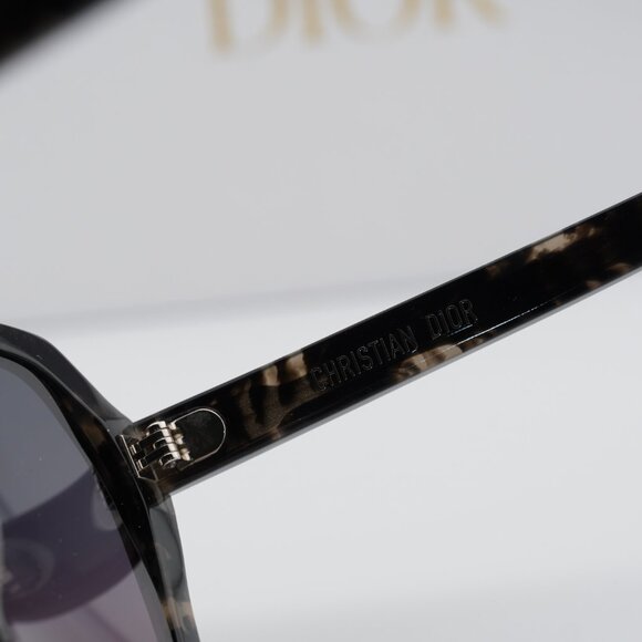 Dior DIORMIDNIGHT S2F 29D2 Square Sunglasses - Colored Havana